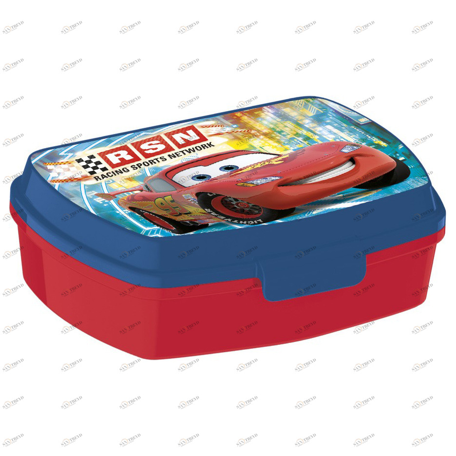 Ланч-бокс пластиковый №1 "Тачки" ND PLAY ТАЧКИ 335823 Красный Santreyd 