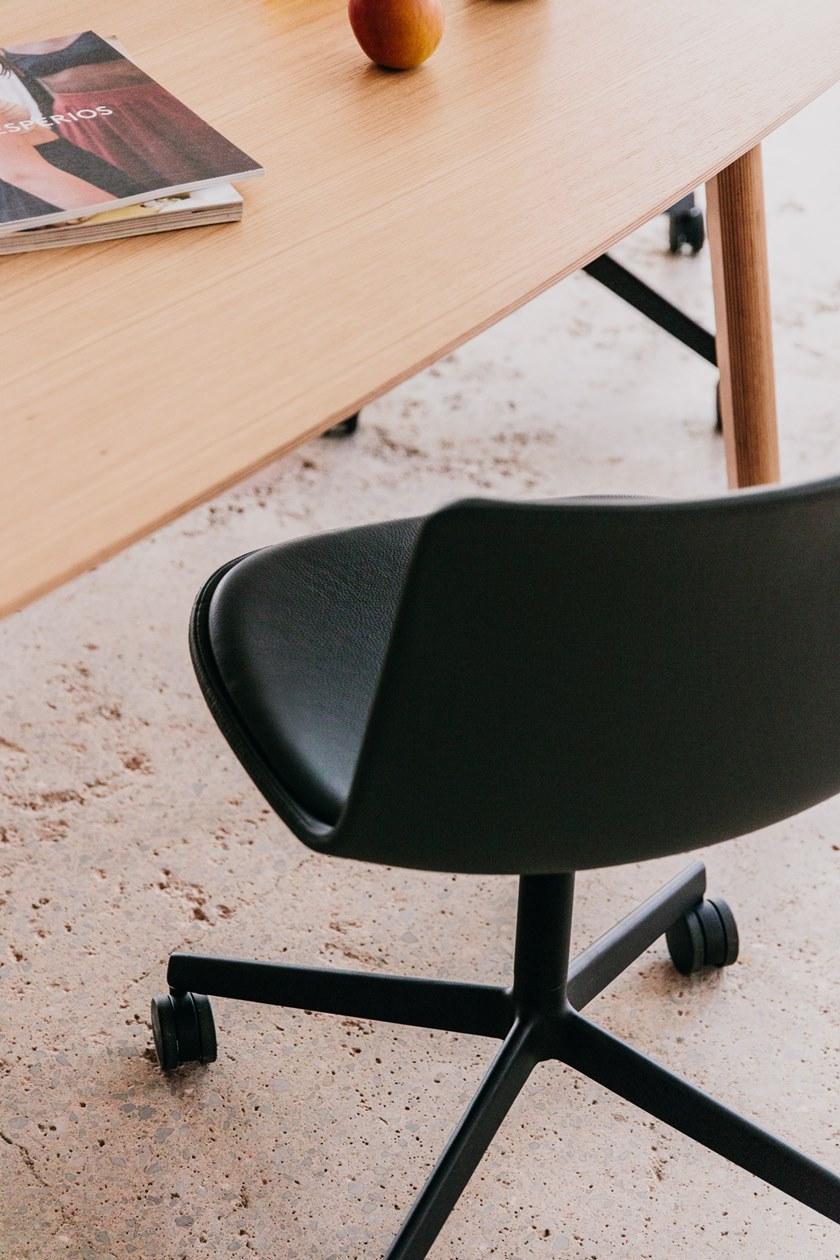 ENEA Офисное кресло из ткани с 4-мя спицами на колесиках Lottus sun-id-1441460 - Вид №4