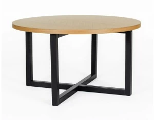 Woodman Круглый журнальный столик из фанерованной древесины Camden 254221701012
