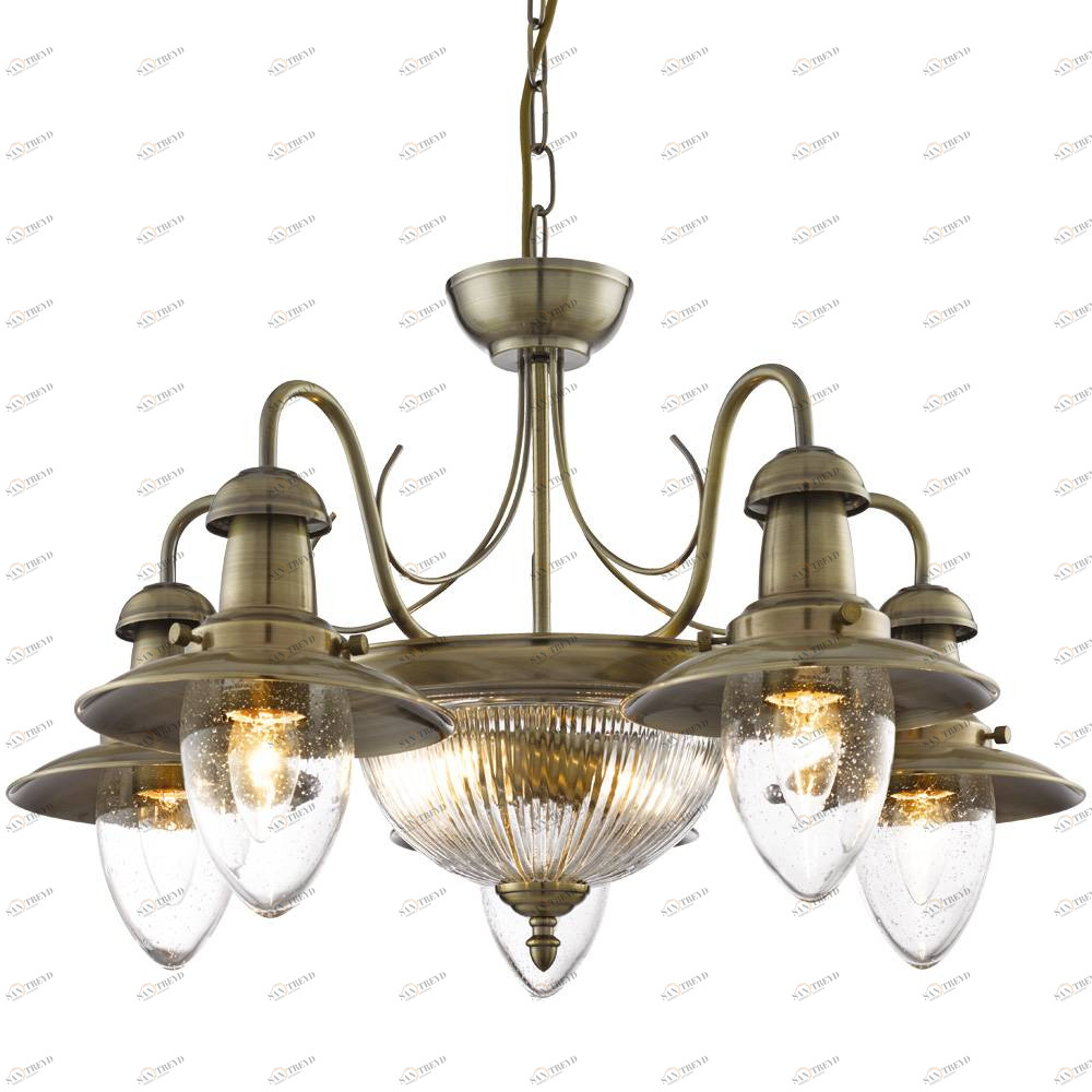 Подвесная люстра Arte Lamp Fisherman A5518LM-2-5AB ARTE LAMP FISHERMAN BRONZE 056370 Бронза 