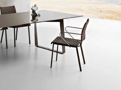 Roberti Садовый стул из стали с подлокотниками Hamptons graphics sun-id-1469900 - Вид №1