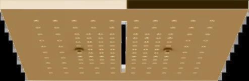 Насадка для душа 57004 735 Gessi Afilo ТЕПЛАЯ БРОНЗА PVD