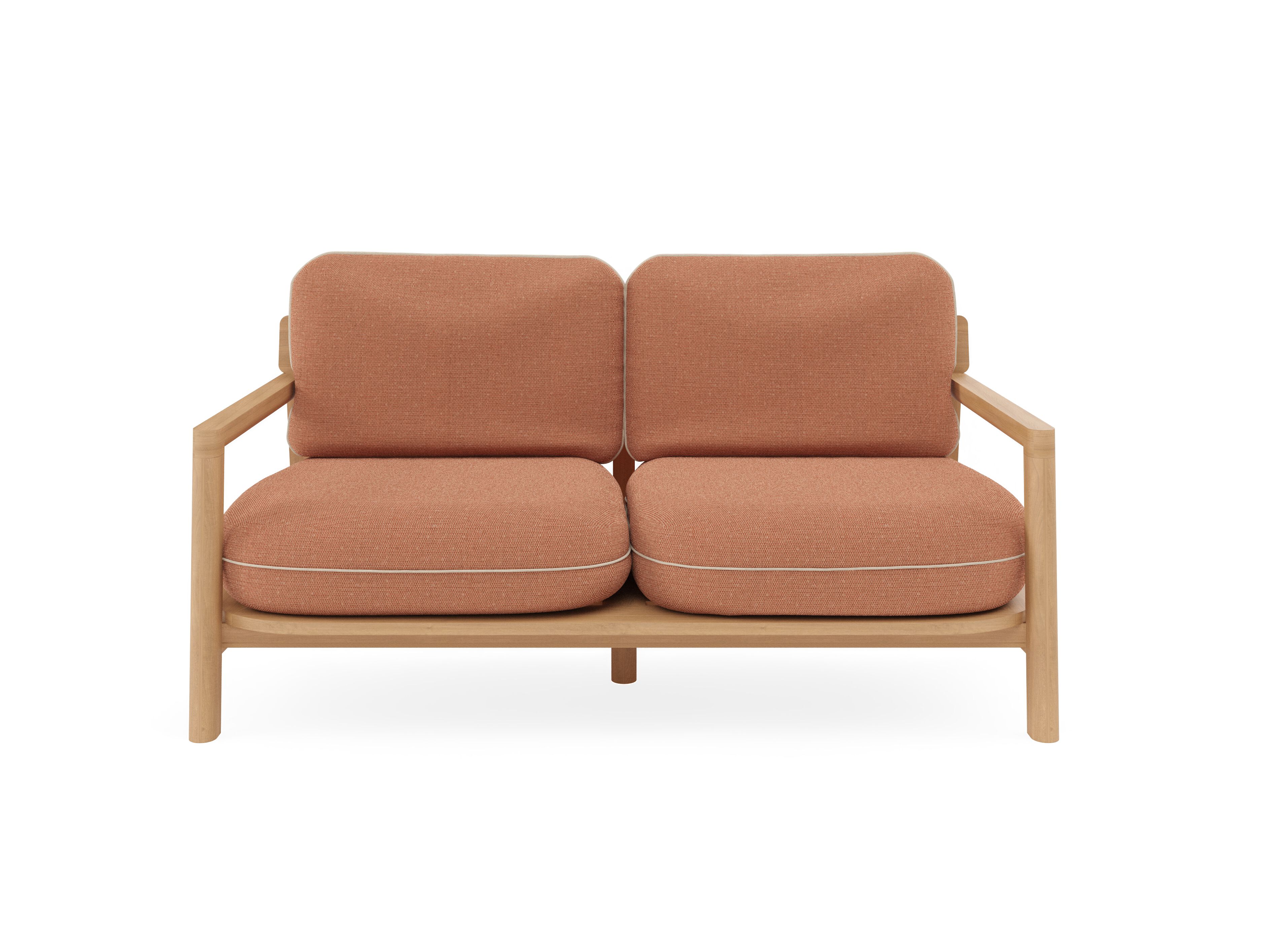 2-местный ТИК садовый диван с подушками Sunbrella FJAKA Oaza ARCH-00135564