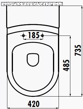 GR410-00CB00E-0000 GRANDE Бачек Creavit Grande - Вид №4