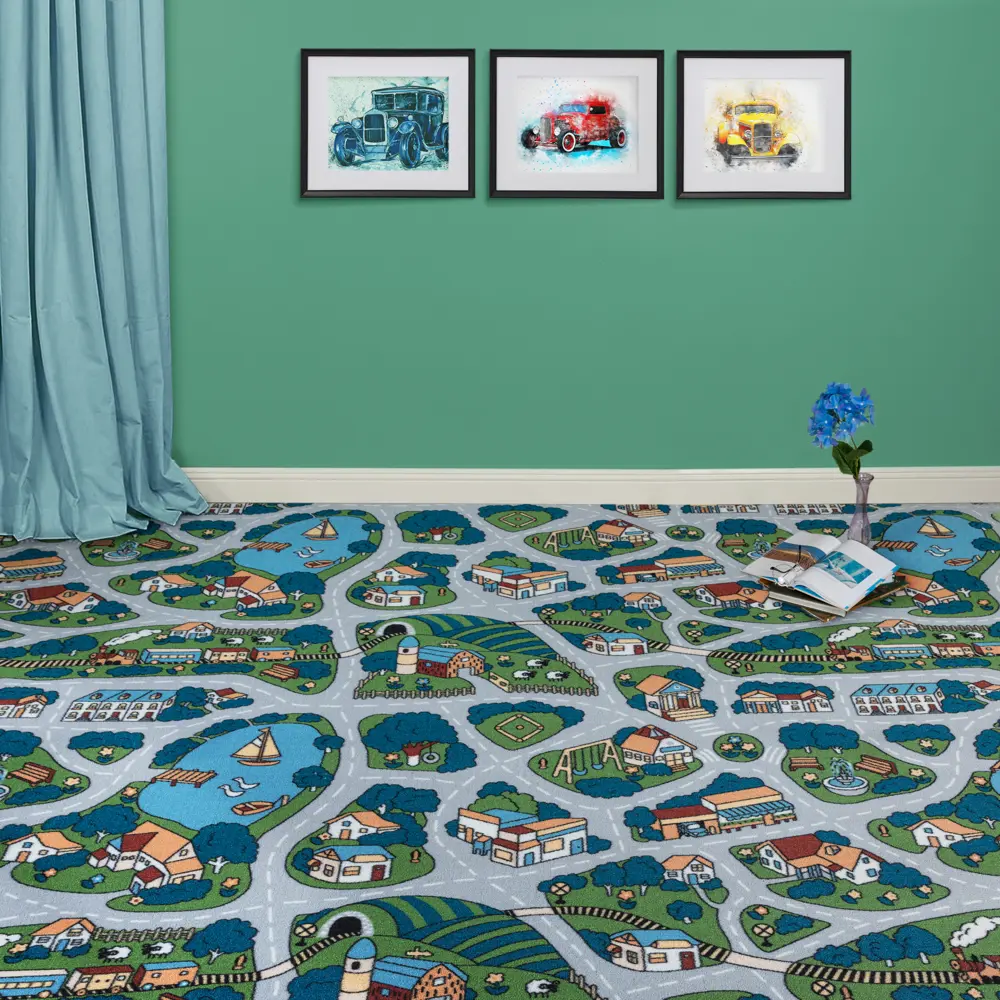 Ковровое покрытие тафтинговый «Альбано 95» 2.5 м цвет разноцветный Santreyd STLM-2014851