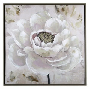 Картина в пастельных тонах с цветочными мотивами 63х63см розово-белая Tomas Stern TOMAS STERN  00-3872645 Белый;розовый;разноцветный