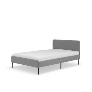91142695 Кровать Buyeasy 90x200 см металл цвет серый STLM-0498313 BUYSON