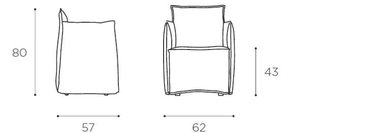 Кожаное кресло с подлокотниками EPÒNIMO Medven ARCH-00127051 - Вид №5
