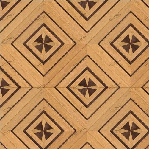 Художественный паркет Da Vinci Щитовой 26-538 Дуб (Гладкая) 500х500 мм 26010538