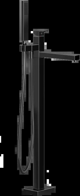 Смеситель для ванны 24961 706 Gessi Rettangolo ЧЕРНЫЙ МЕТАЛЛ PVD