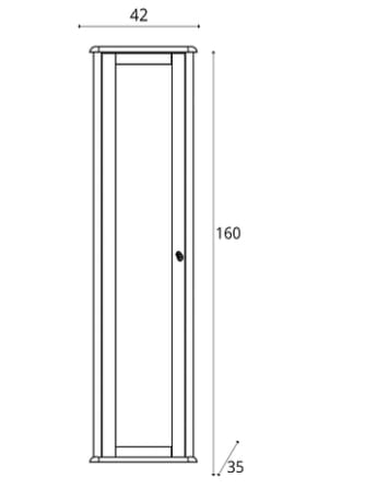 Подвесной умывальник с ящиками Gaia Mobili Classic ARCH-00057642 - Вид №3
