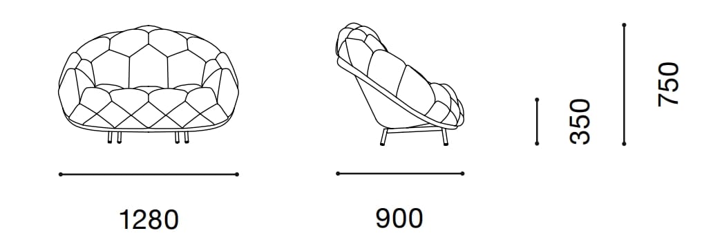 Тканевое кресло Established&Sons Quilt ARCH-00016889 - Вид №9