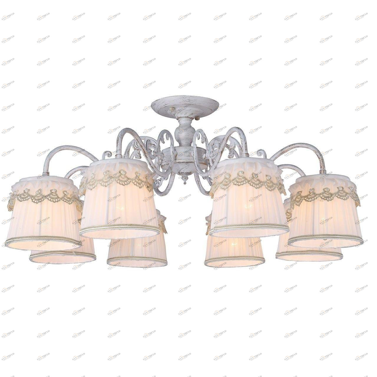 Потолочная люстра Arte Lamp Merletto A5709PL-8WG ARTE LAMP ДИЗАЙНЕРСКИЕ, MERLETTO 109051 Белый 