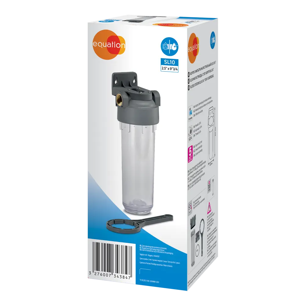 Корпус фильтра EQUATION SL10 для систем холодного водоснабжения 89078538 STLM-0078087 - Вид №3