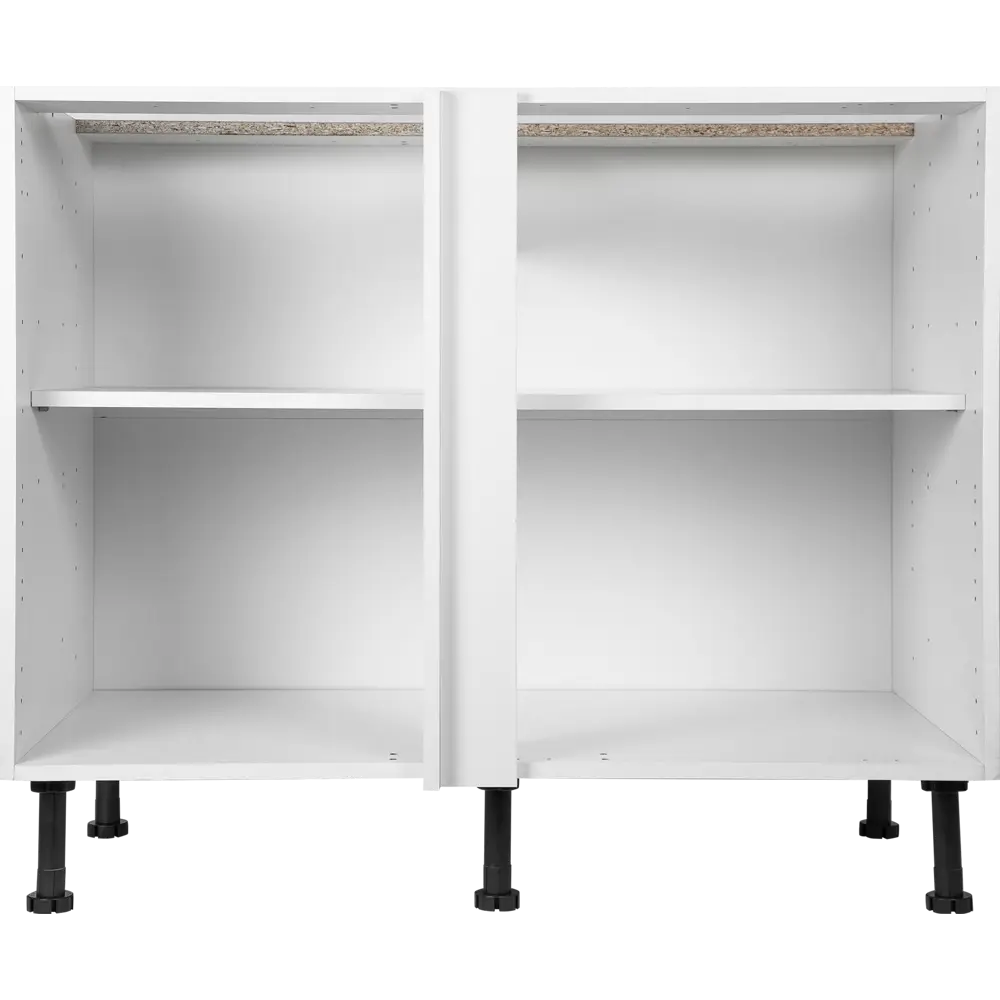 Каркас напольный угловой 100x70x56 см, ЛДСП, цвет белый 18793301 STLM-2010288 DELINIA  - Вид №1