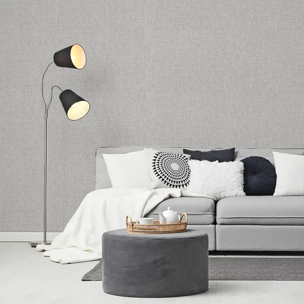 Обои флизелиновые Grandecolife Linea серые 0.53 м A42106 STLM-2088633 - Вид №2