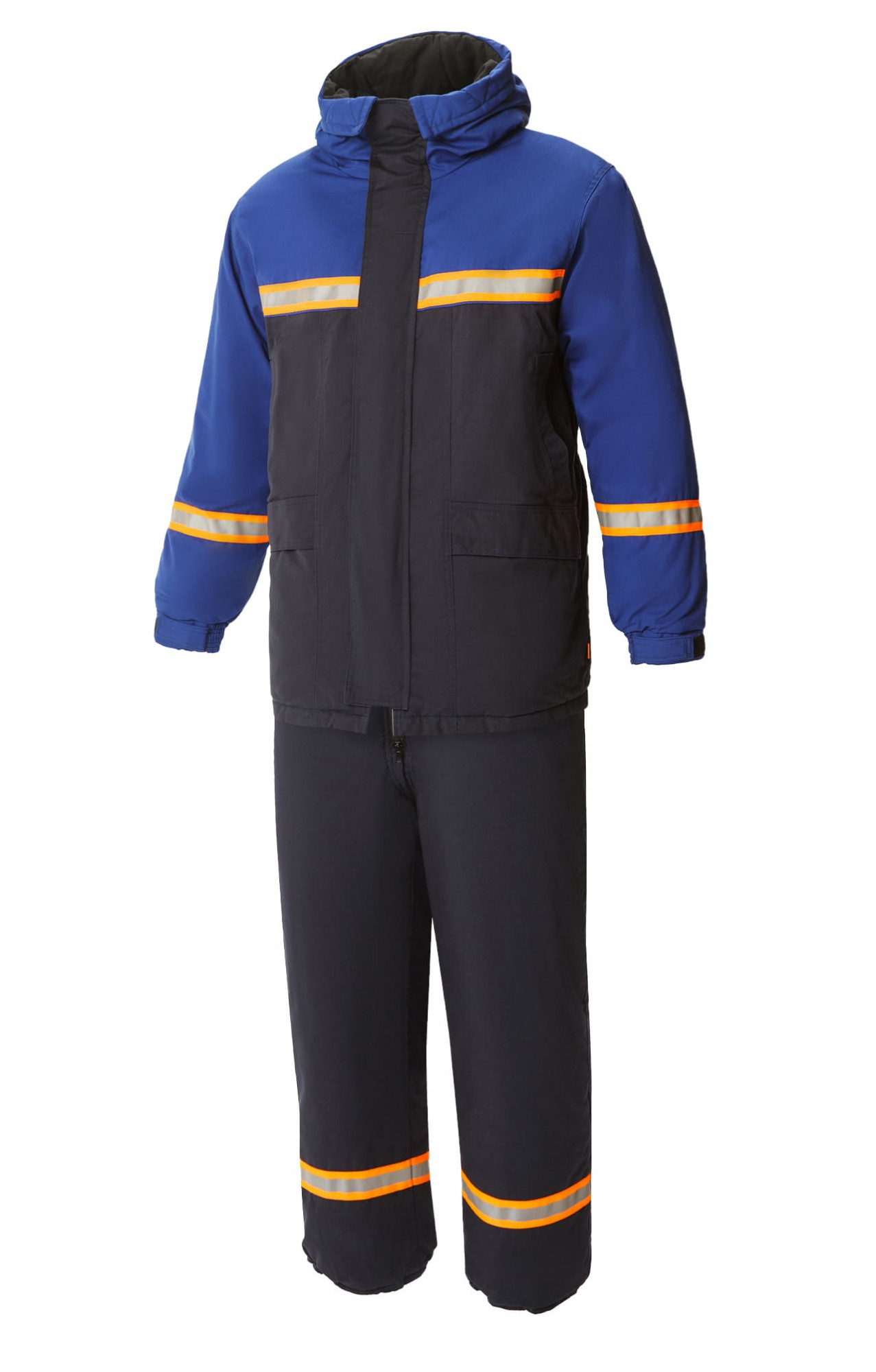 67977 Костюм "Энерджи" утепленный темно-синий василек  Зимняя спецодежда  размер 64-66/182-188 