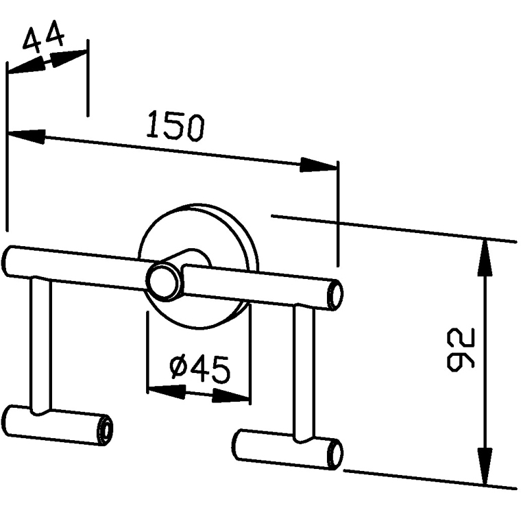 731220 Держатель рулона туалетной бумаги AC220 WAGNER_EWAR A-LINE Wagner Ewar  - Вид №1