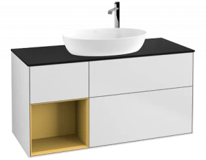 Villeroy&Boch Тумба под раковину Прямоугольная версия F942HFMT Finion White Matt Lacquer