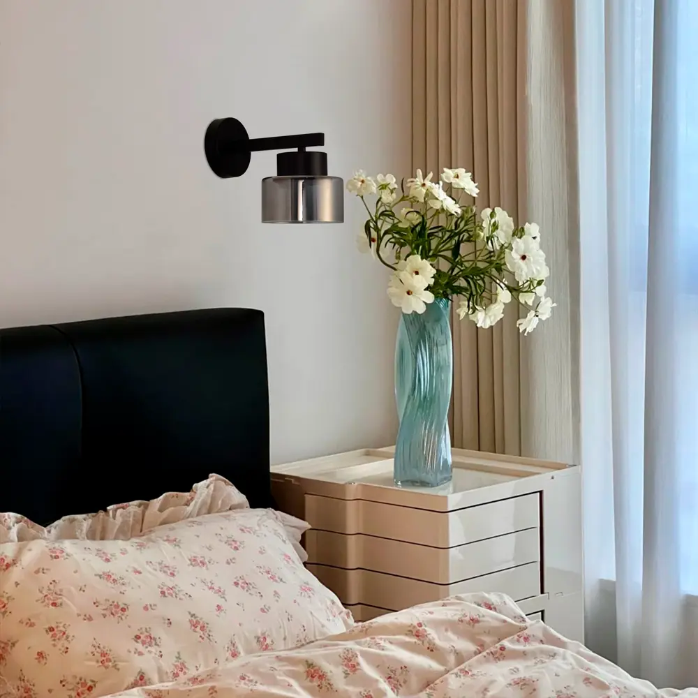 Светильник бра настенный Schaffner Nemico цвет черный STLM-2110875 - Вид №9