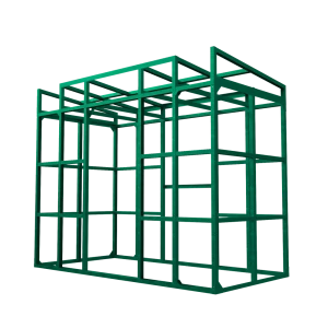 91630478 Сборно-разборный хозблок Upforming оцинкованная сталь 300 x 150 x 245 см зеленый STLM-0958679