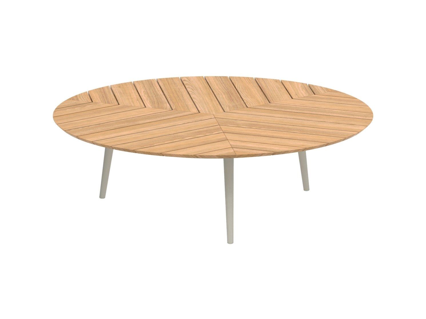 Круглый стол из тикового дерева Royal Botania Styletto ARCH-00141385 - Вид №9