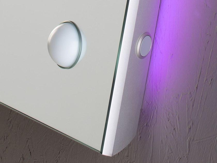 UNICA by Cantoni Настенное зеркало в алюминиевой раме в современном стиле со встроенной подсветкой Mh sun-id-1349040 - Вид №6