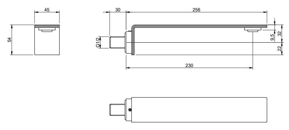 Смеситель для раковины из нержавеющей стали Rubinetterie Treemme 5mm ARCH-00085913 - Вид №1