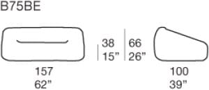 2-местный съемный садовый диван Paola Lenti ARCH-00096569 - Вид №3