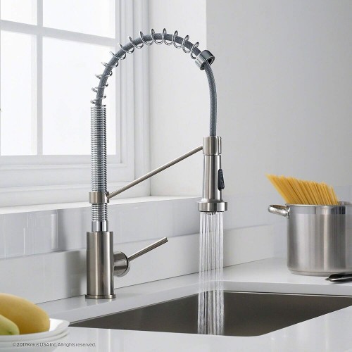 Кухонные смесители Bolden KPF-1610SSCH латунь krausru  - Вид №4