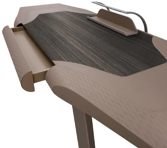 Aston Martin Рабочий стол из алюминия с кожаной обивкой sun-id-1348992 - Вид №1