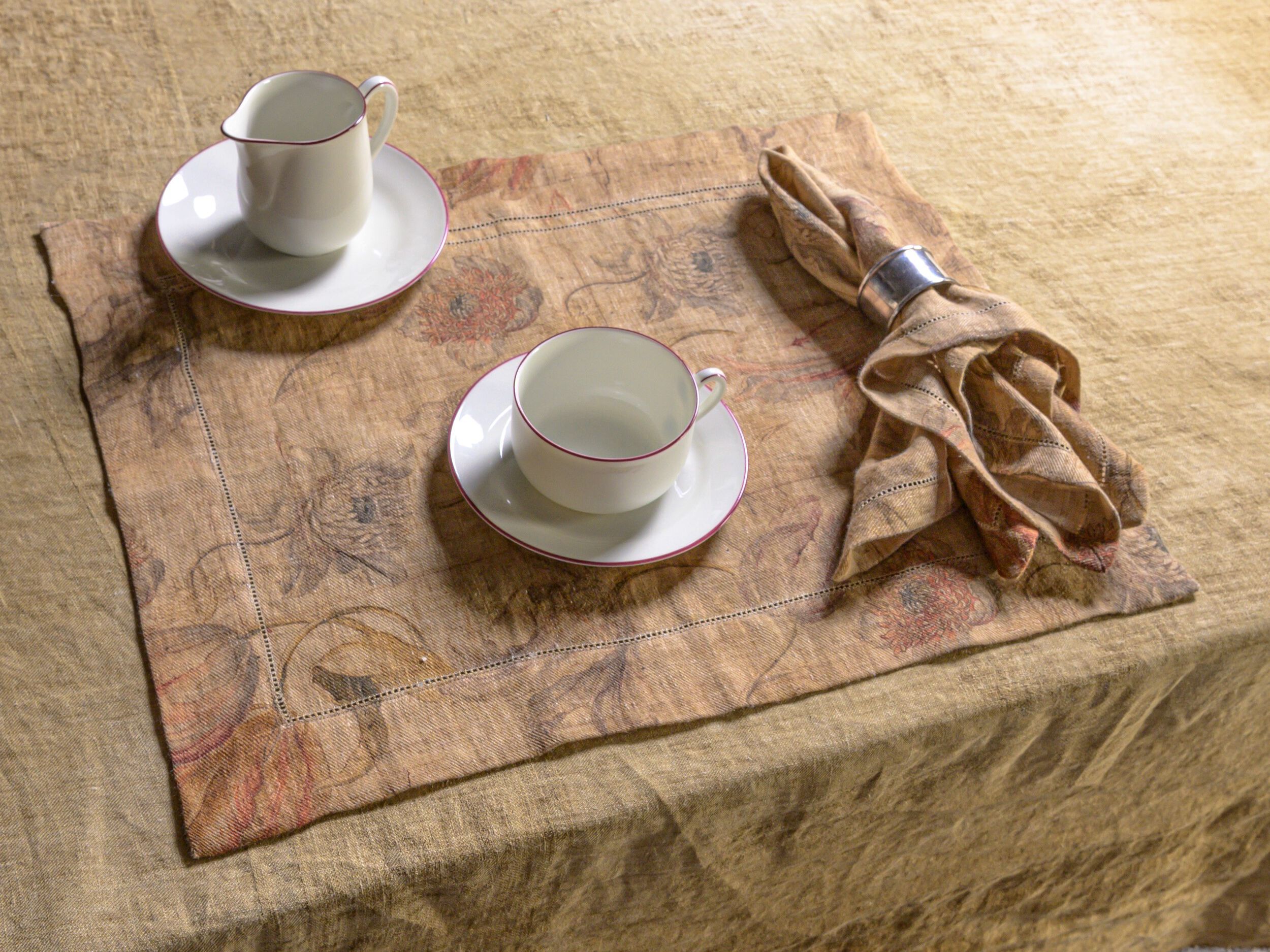 Прямоугольная льняная салфетка The House of Lyria OTUS ARCH-00125507