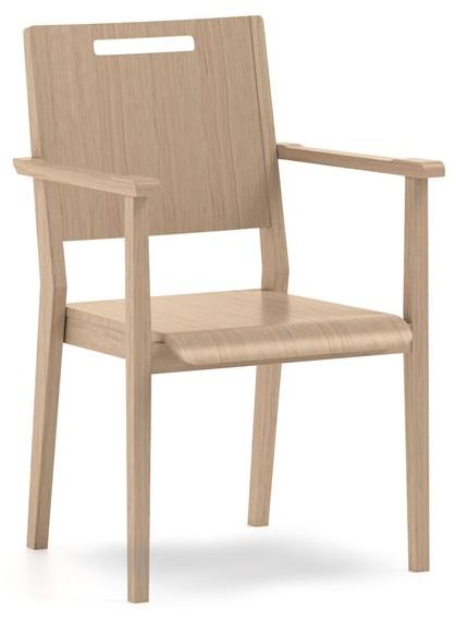 PIAVAL Штабелируемый стул из бука с подлокотниками Swing | health & care 32-15/4 - Вид №1