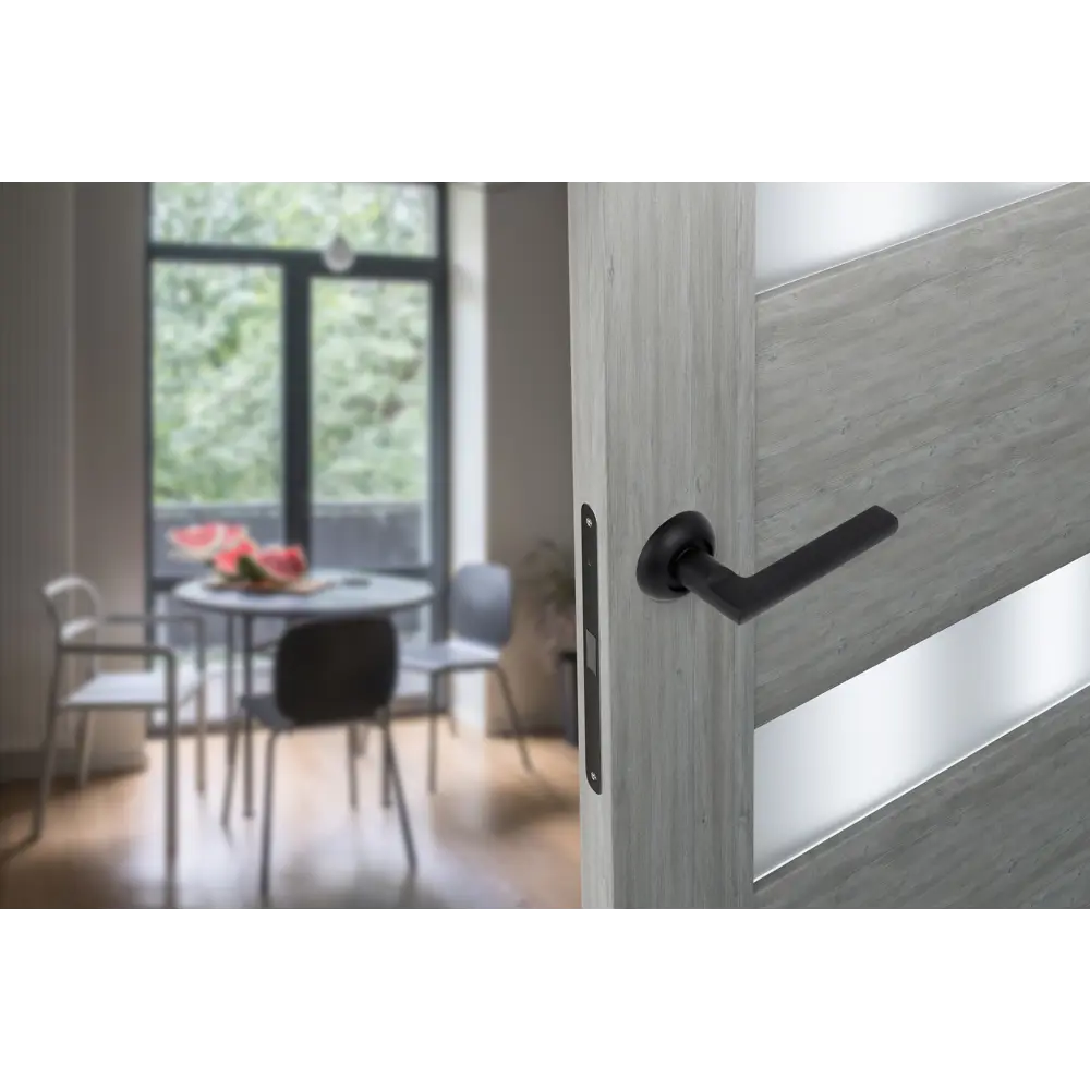 Дверные ручки Edson EDS-76H-R1 в элегантном черном исполнении 85170361 STLM-0059379 - Вид №7