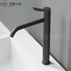 Смеситель AFEZ003E FEZ 2 для раковины черный матовый