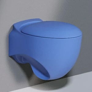 SS531T0R0V6.140 Подвесной унитаз настенный Синий A. e T. Italia ACCENT Италия