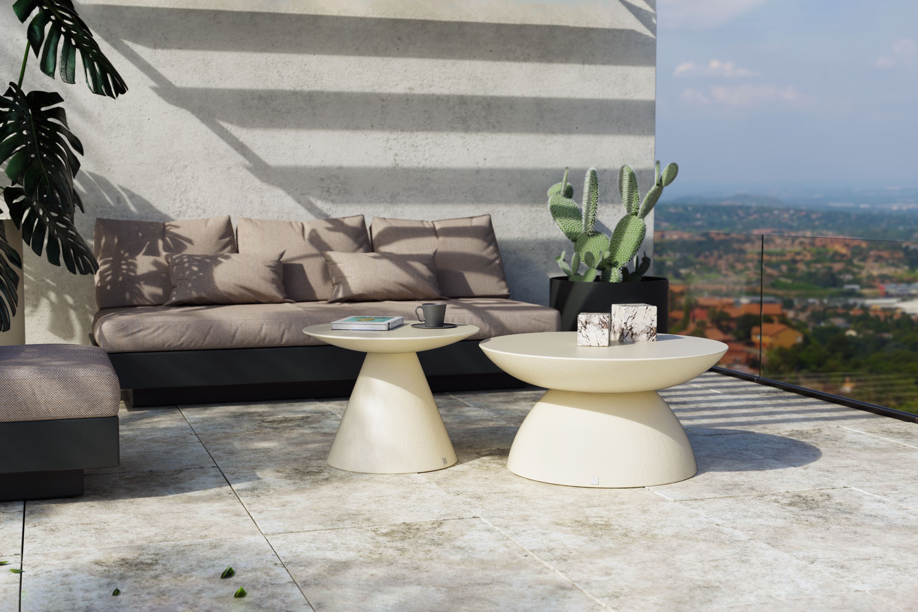 Круглый стол из стекловолокна GANSK океан ARCH-00063661 - Вид №7