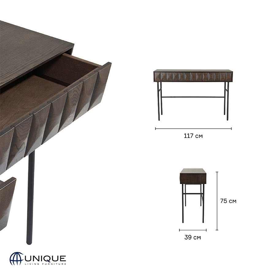 42103181 Стол консольный , latina, 117х39х75 см Unique Furniture  - Вид №14