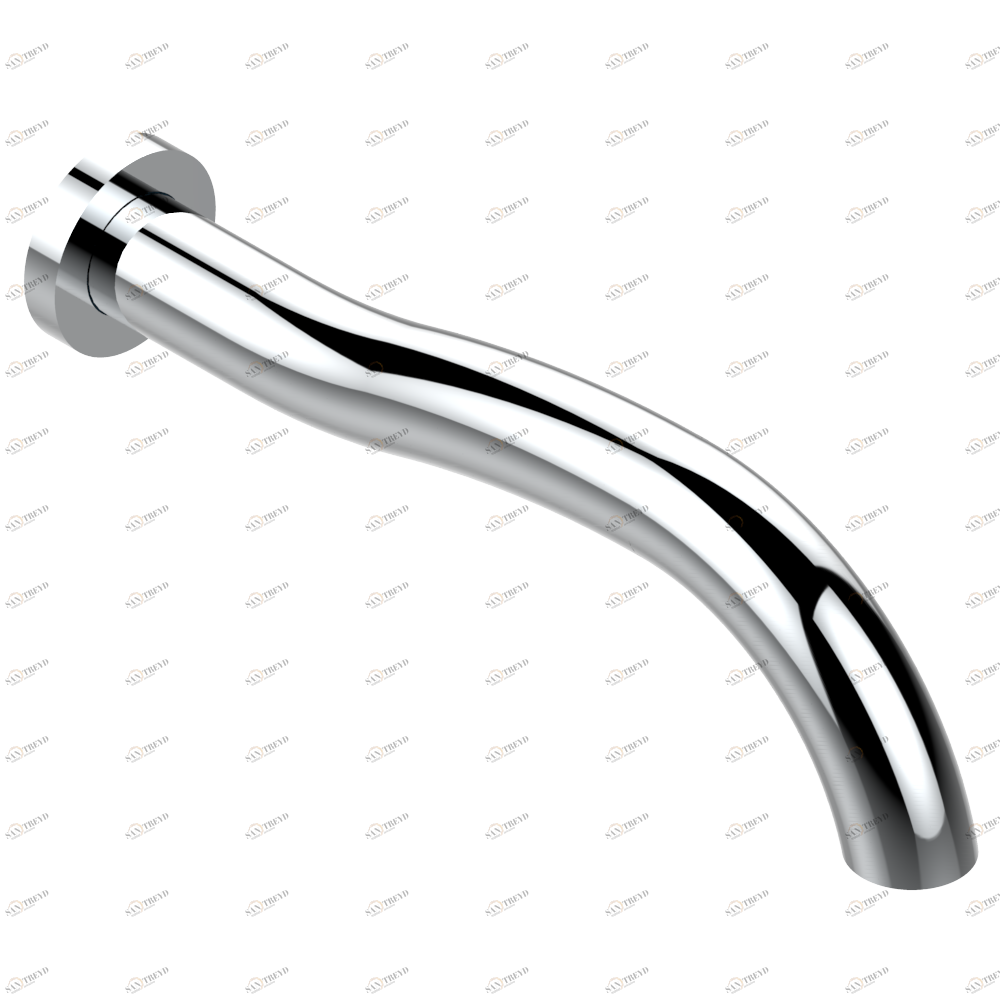 U6J-43SGB Настенный кран для раковины большого размера без Т-образного фиксатора Thg-paris Beyond crystal с хрусталём цвета "Шампань" Хром U6J-43SGB CAT.A