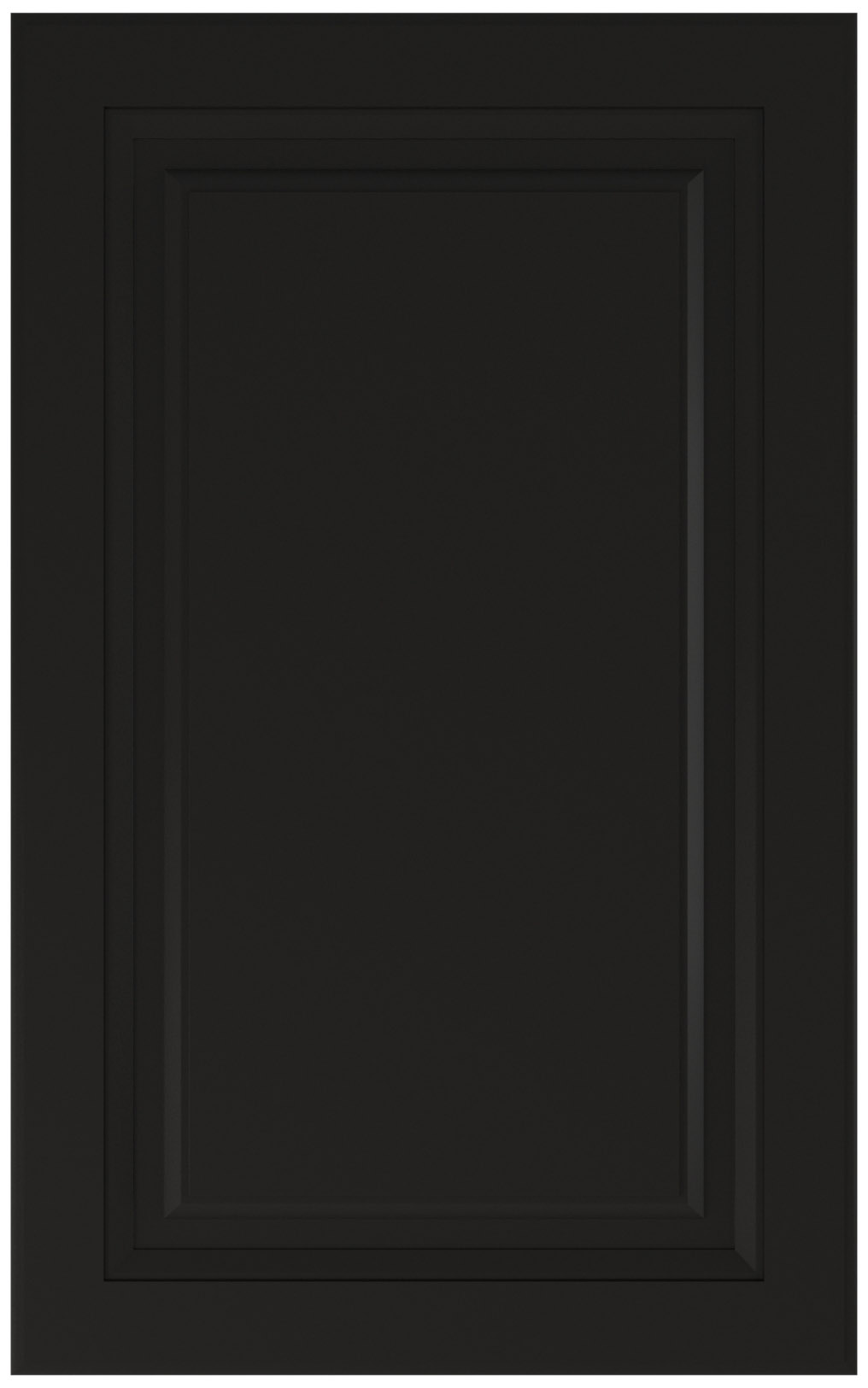 Фасады для кухни Классика Фрезеровка «Прямоугольник 90+» Черный грифельный №300 SIDAK SIST1406-206