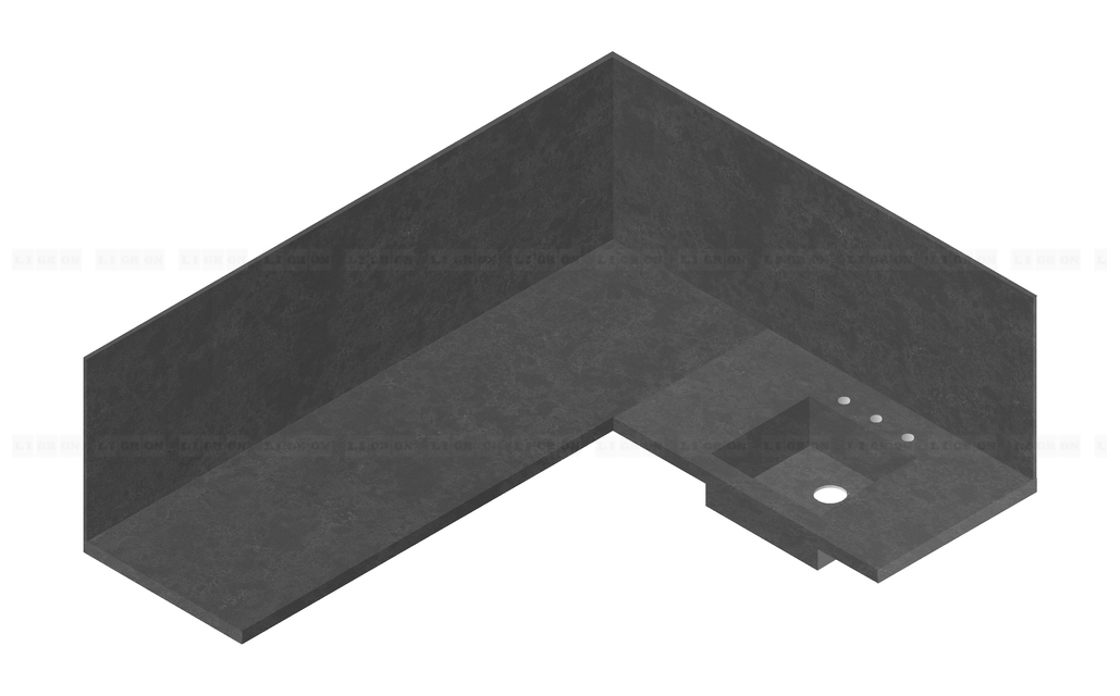 Столешницы для кухни - Монтессори пелле / 5 мм LIGRON LIST242 2378 - Вид №2