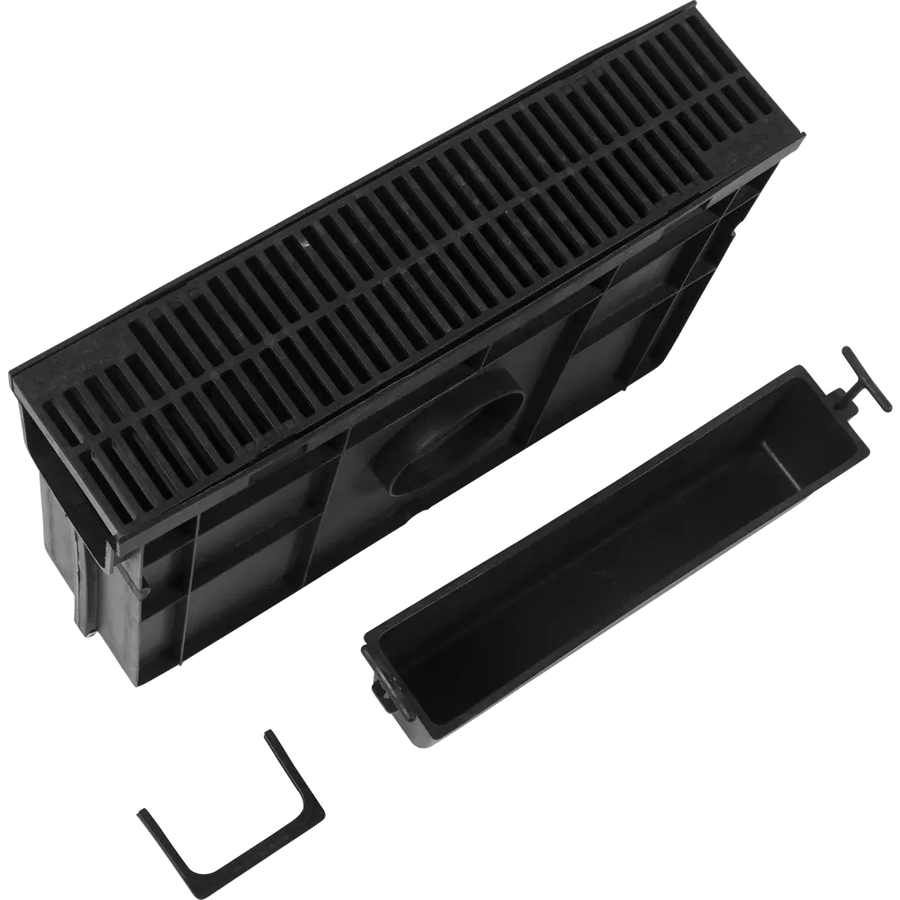 Пескоуловитель с пластиковой решёткой к лоткам Лайт GIDROLICA STLM-2097502 - Вид №4