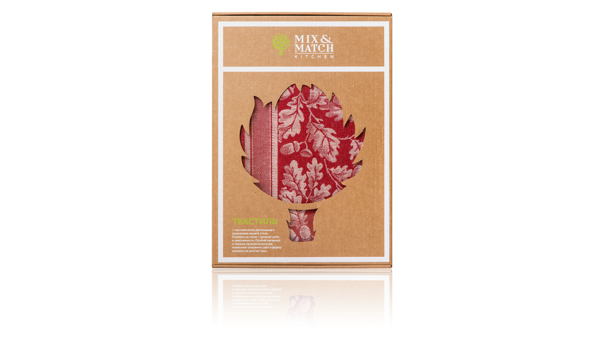 10652886 Яковлевский жаккард Скатерть прямоугольная Яковлевский Жаккард Канадский Дуб 178х274см оранжевая, полулен Ткань  - Вид №3