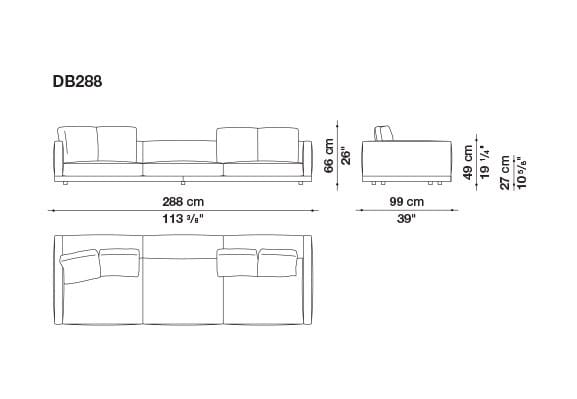 Кожаный диван B&B Italia док ARCH-00106863 - Вид №84