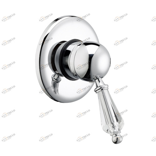 32189 Смеситель для душа встроенный монокомандны, ручка Сваровски EFFEPI RUBINETTERIE Lares Diamante 