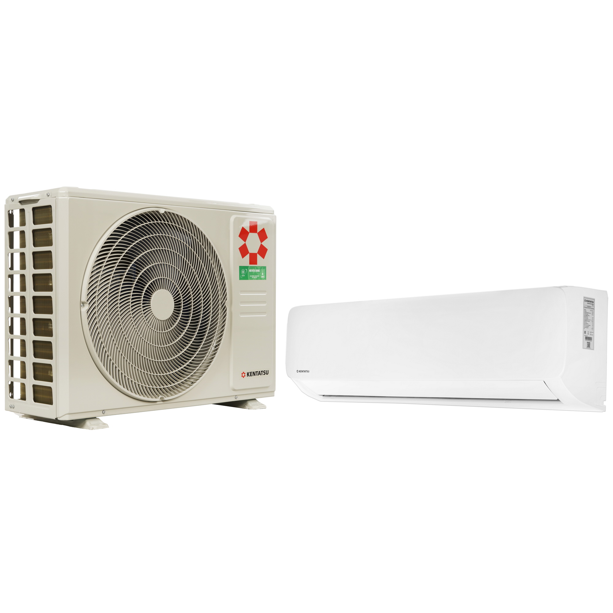 5341804 Кондиционер настенный сплит-система Kentatsu KSGA70HFAN1/KSRA70HFAN1/-40 белый STDN-0095380