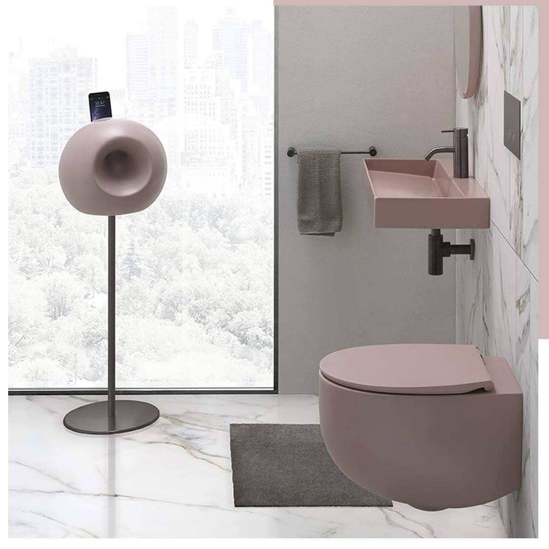 S555T0R0V6.142 Подвесной унитаз настенный Розовый A. e T. Italia Dot Италия AeT ITALIA DOT 2.0 - Вид №2