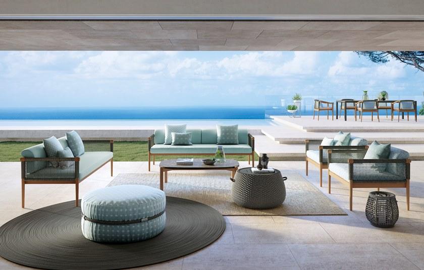 Atmosphera Садовый стул с подлокотниками из тика и веревки Lodge Lg.sb - Вид №8