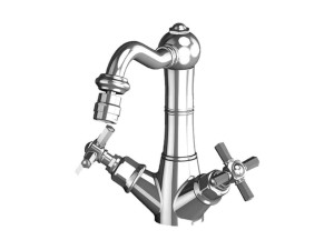 Смеситель для биде с одним отверстием для пола с отдельными розетками