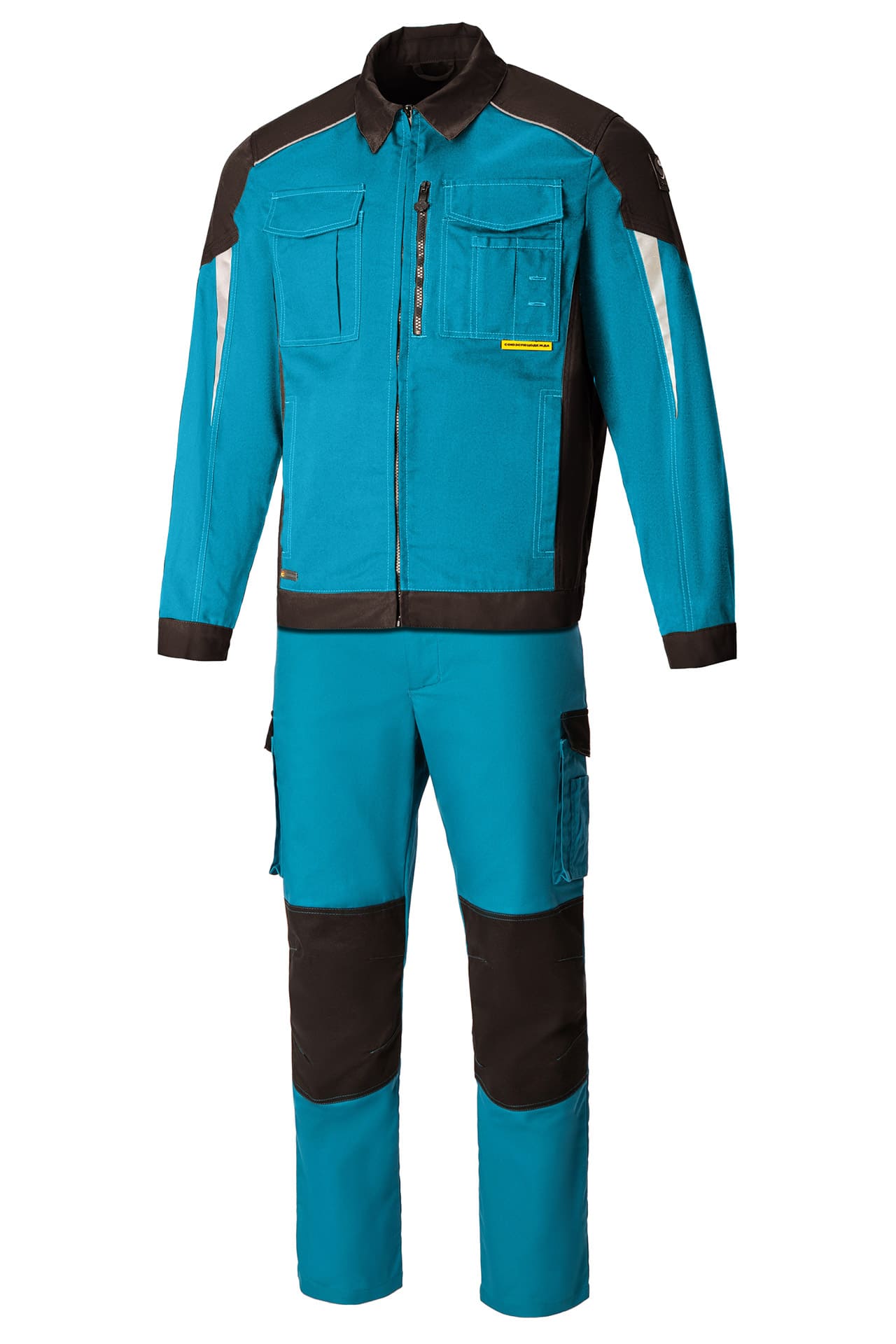 5031501 Костюм  NEW аквамарин-черный STATUS  Летняя спецодежда  размер 56-58/182-188 